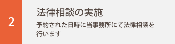 2.法律相談の実施